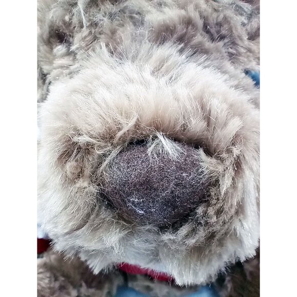 Love U XXL Dan Dee Bear Teddy Brown Plush Varsity Jacket Valentines Gift 15" - Picture 15 of 15